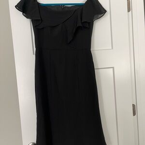 Elegant Black Off-Shoulder Dress